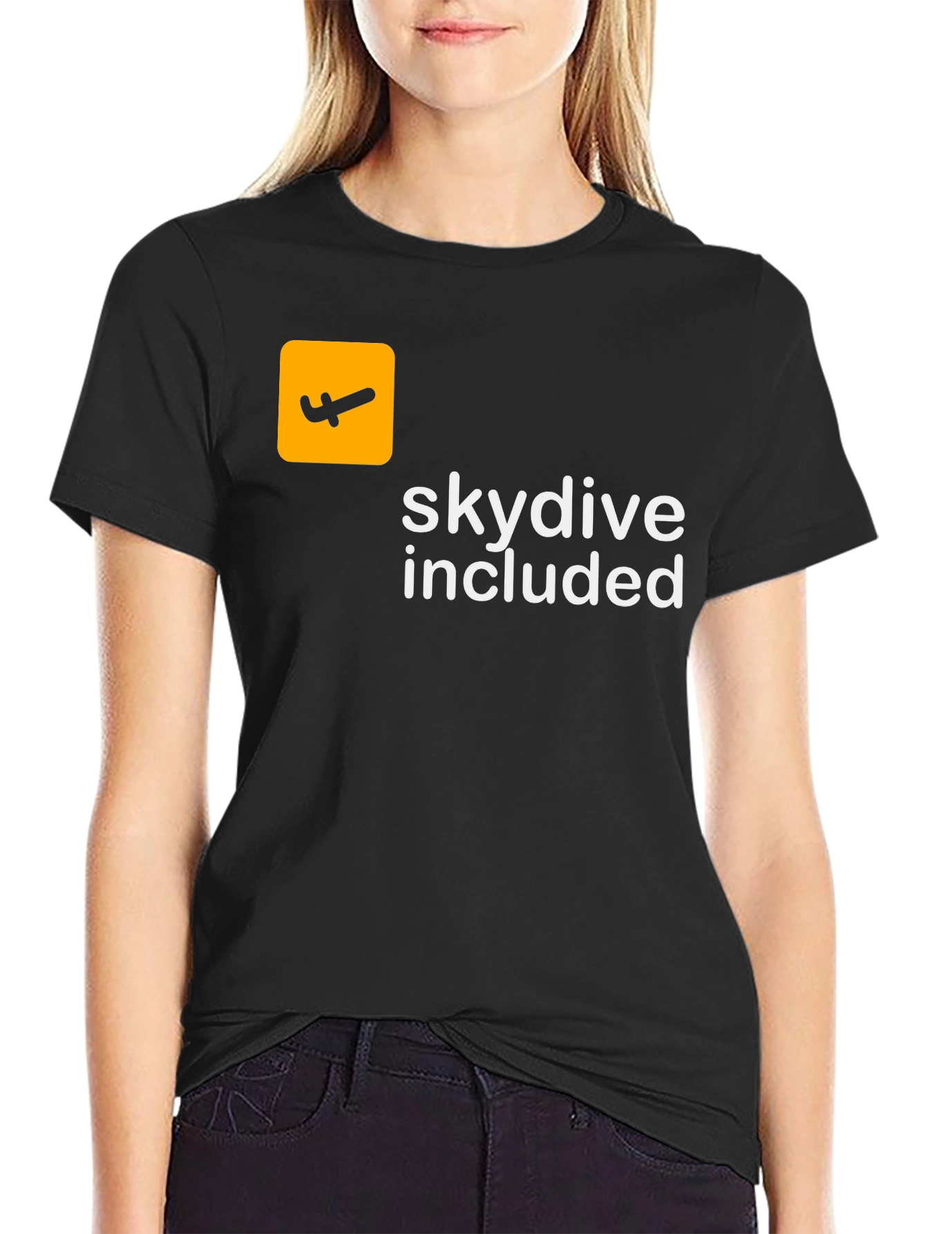 Skydiving Included Black T-Shirt