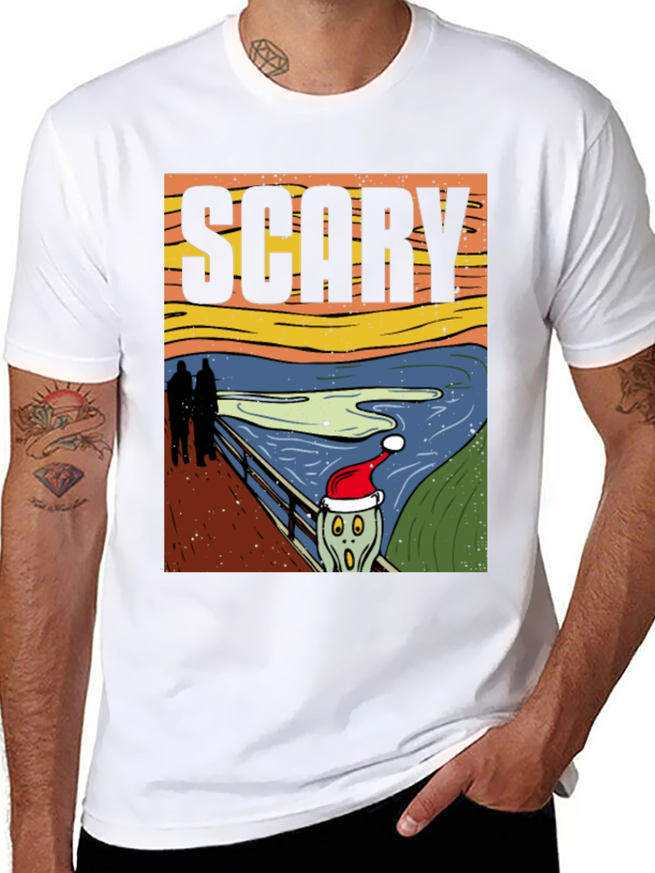 Scary Christmas Scream T-Shirt