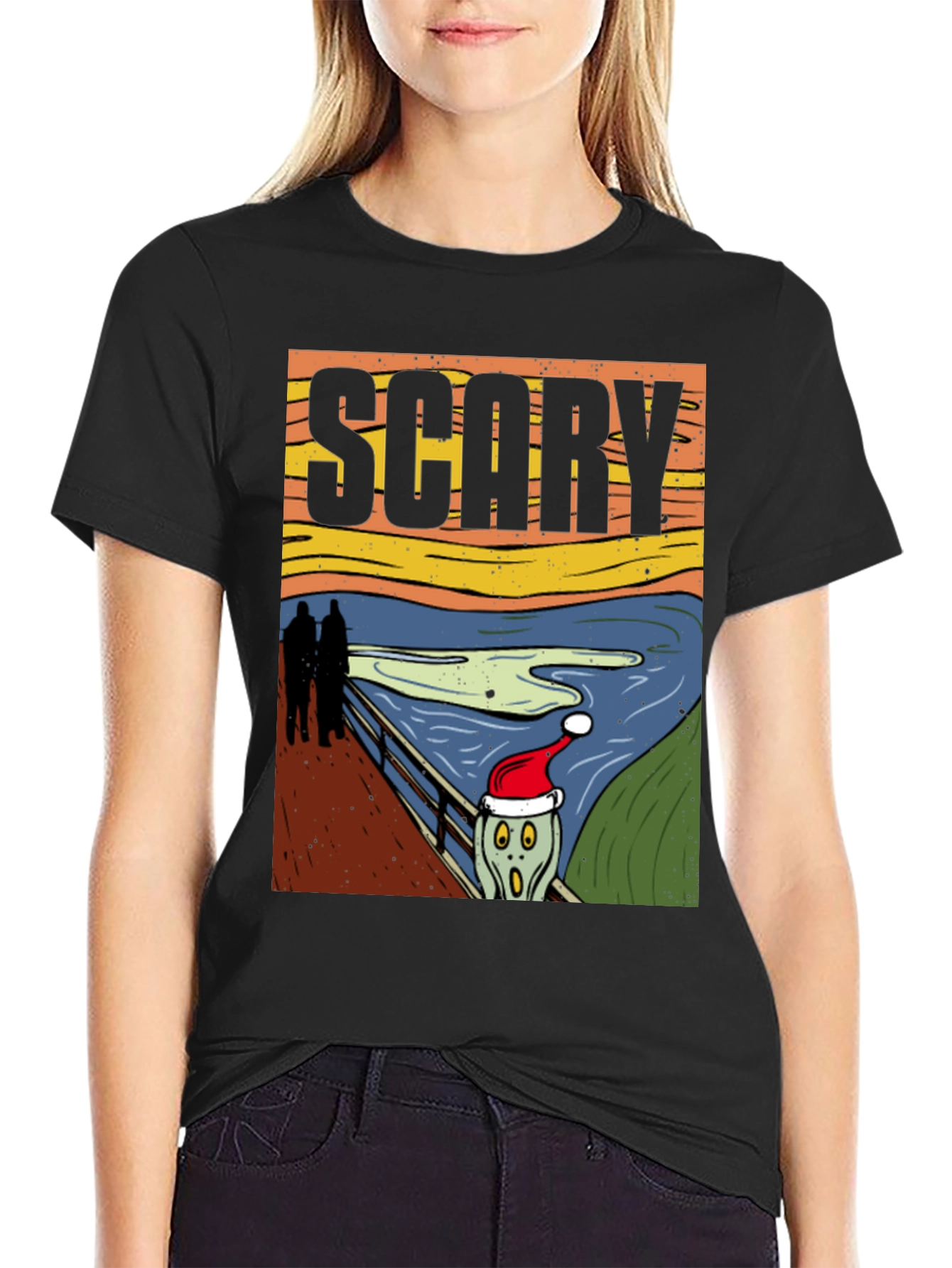 Scary Christmas Scream T-Shirt