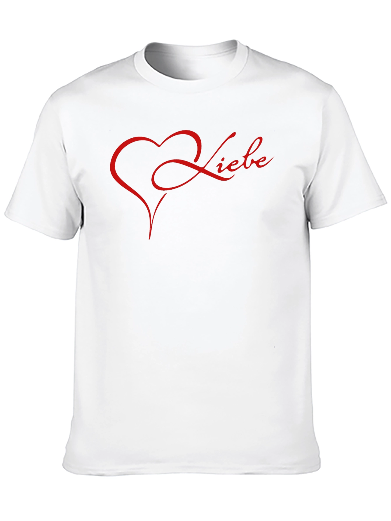 Love in German Liebe Heart Graphic Tee