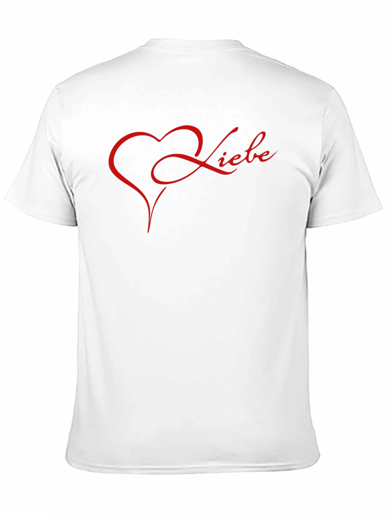 Love in German Liebe Heart Graphic Tee