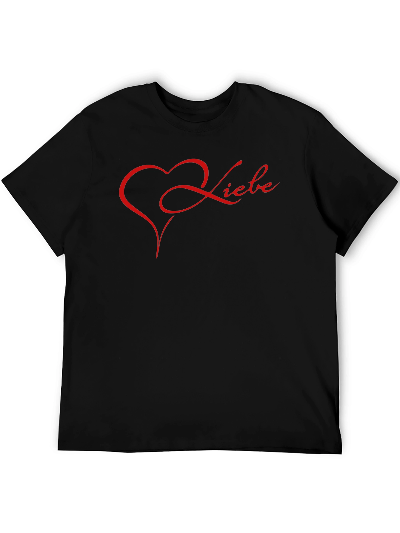 Love in German Liebe Heart Graphic Tee