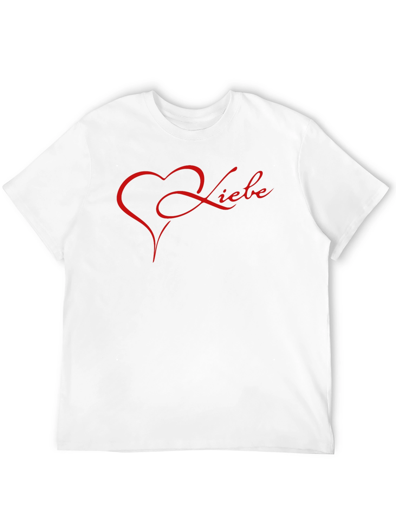 Love in German Liebe Heart Graphic Tee