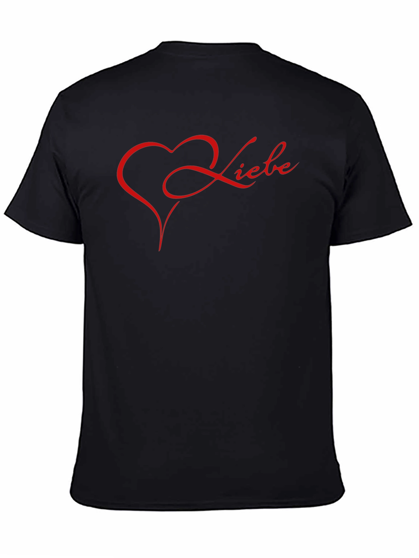 Love in German Liebe Heart Graphic Tee
