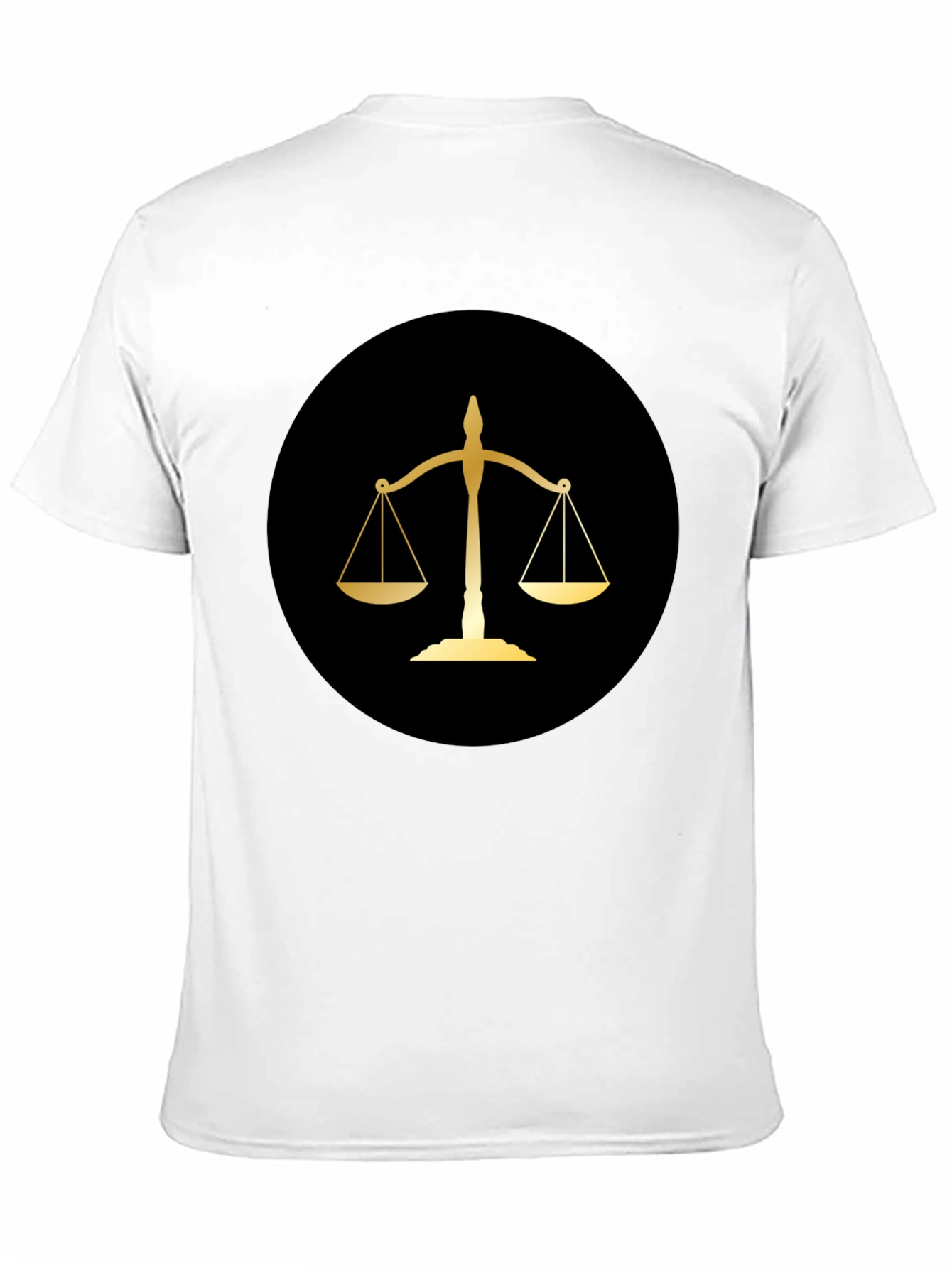 Scales of Justice Graphic Tee - Black