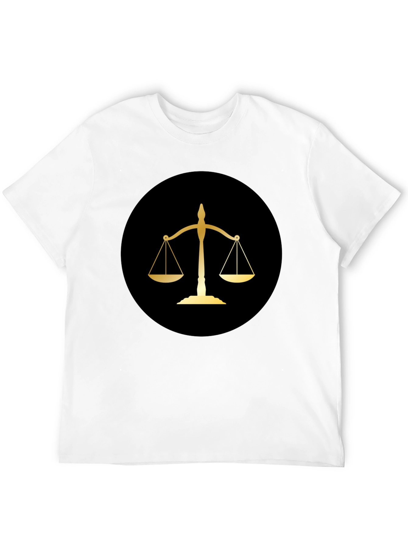 Scales of Justice Graphic Tee - Black