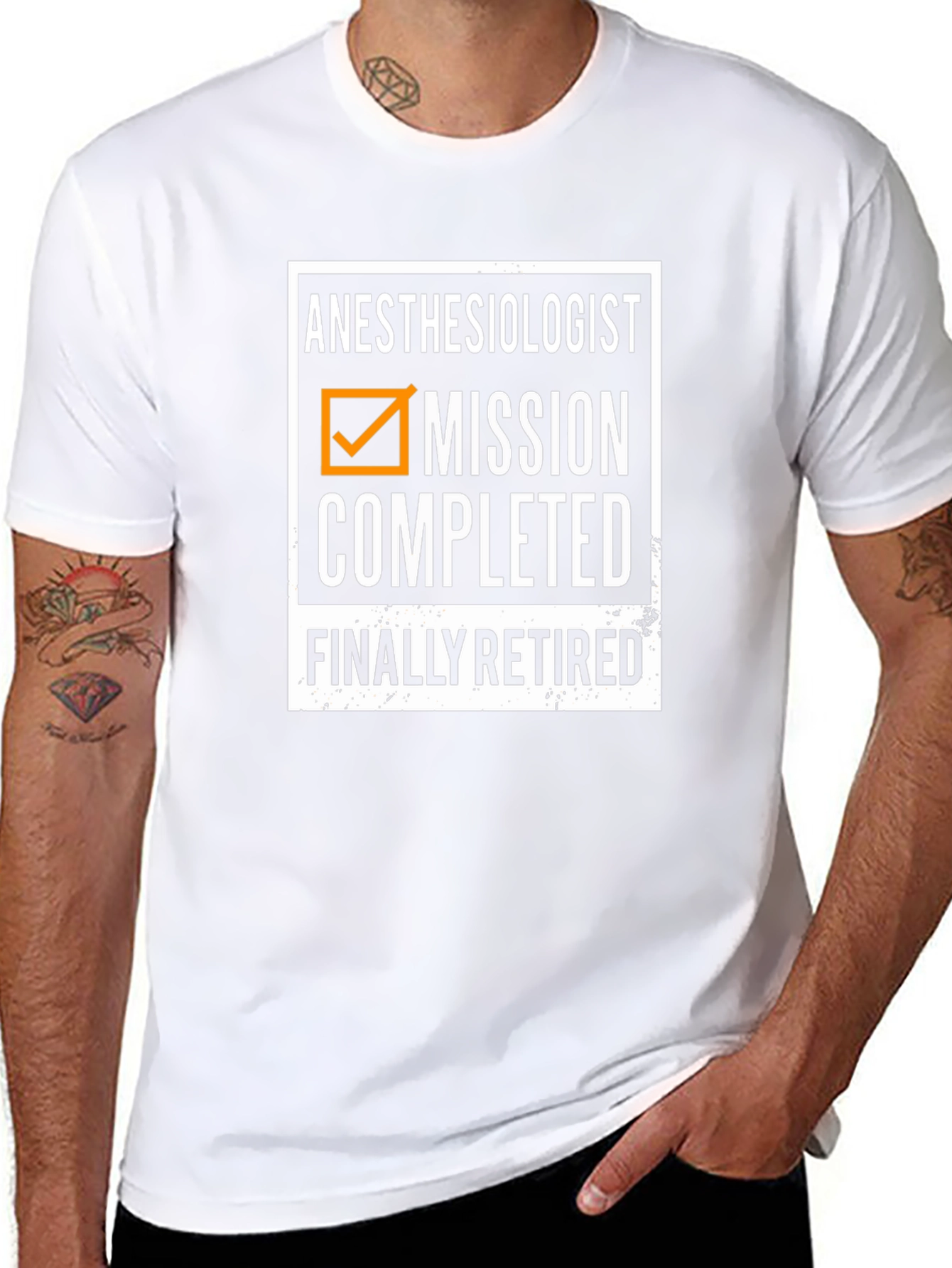 Anesthesiologist Mission Completed Retired T-Shirt