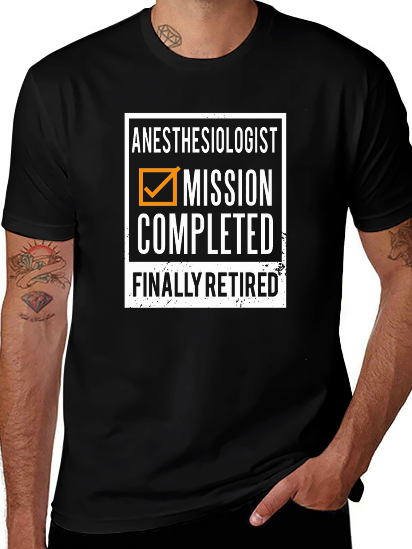Anesthesiologist Mission Completed Retired T-Shirt
