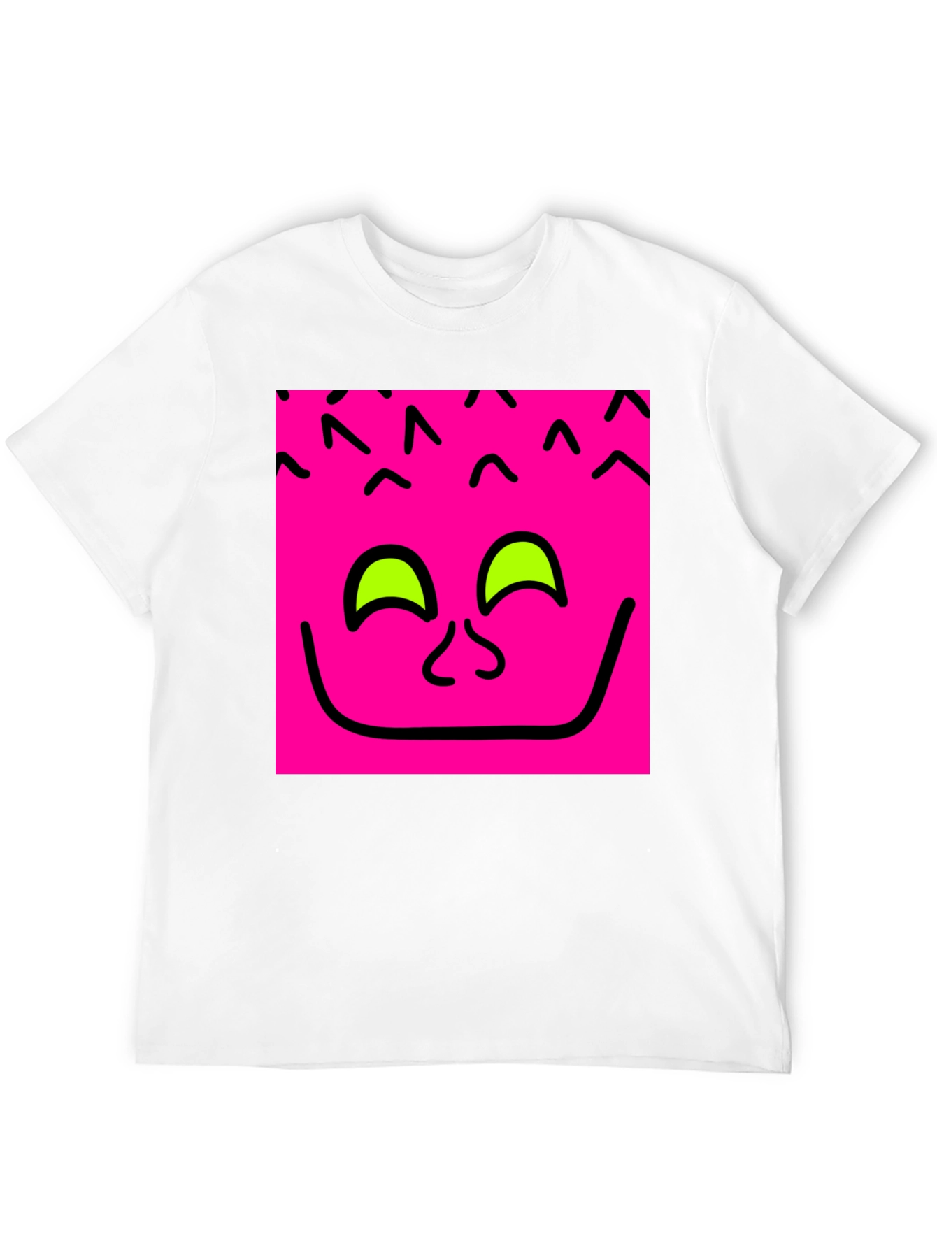 Funky Face Graphic Tee - Black
