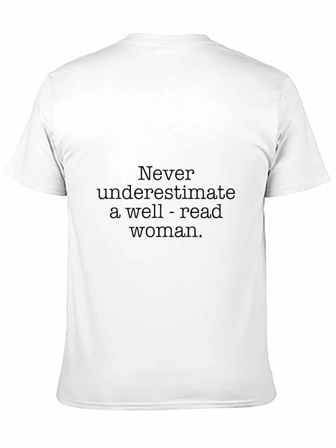 Well-Read Woman Black T-Shirt