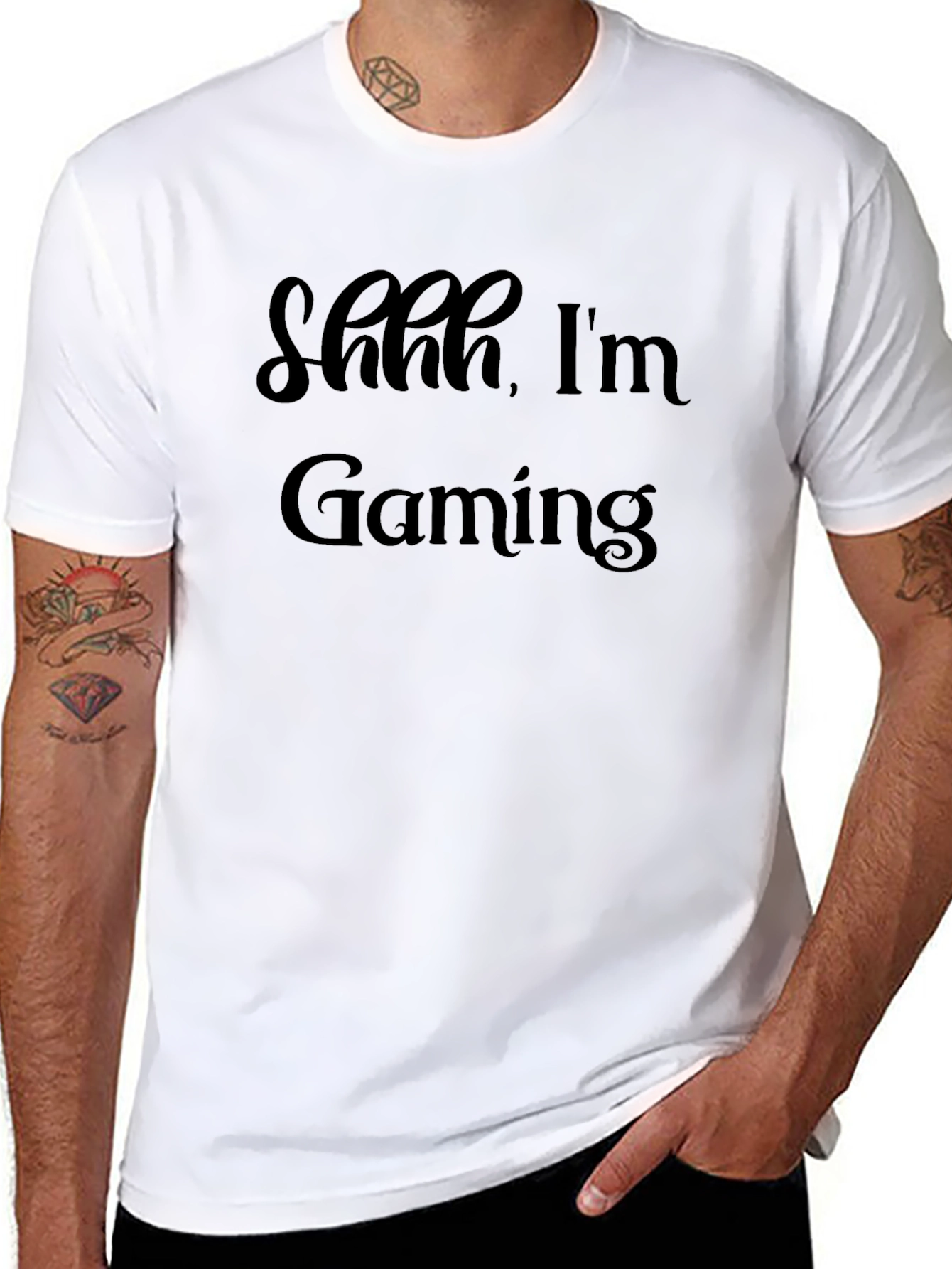 Shhh Im Gaming T-Shirt - Gamer Apparel