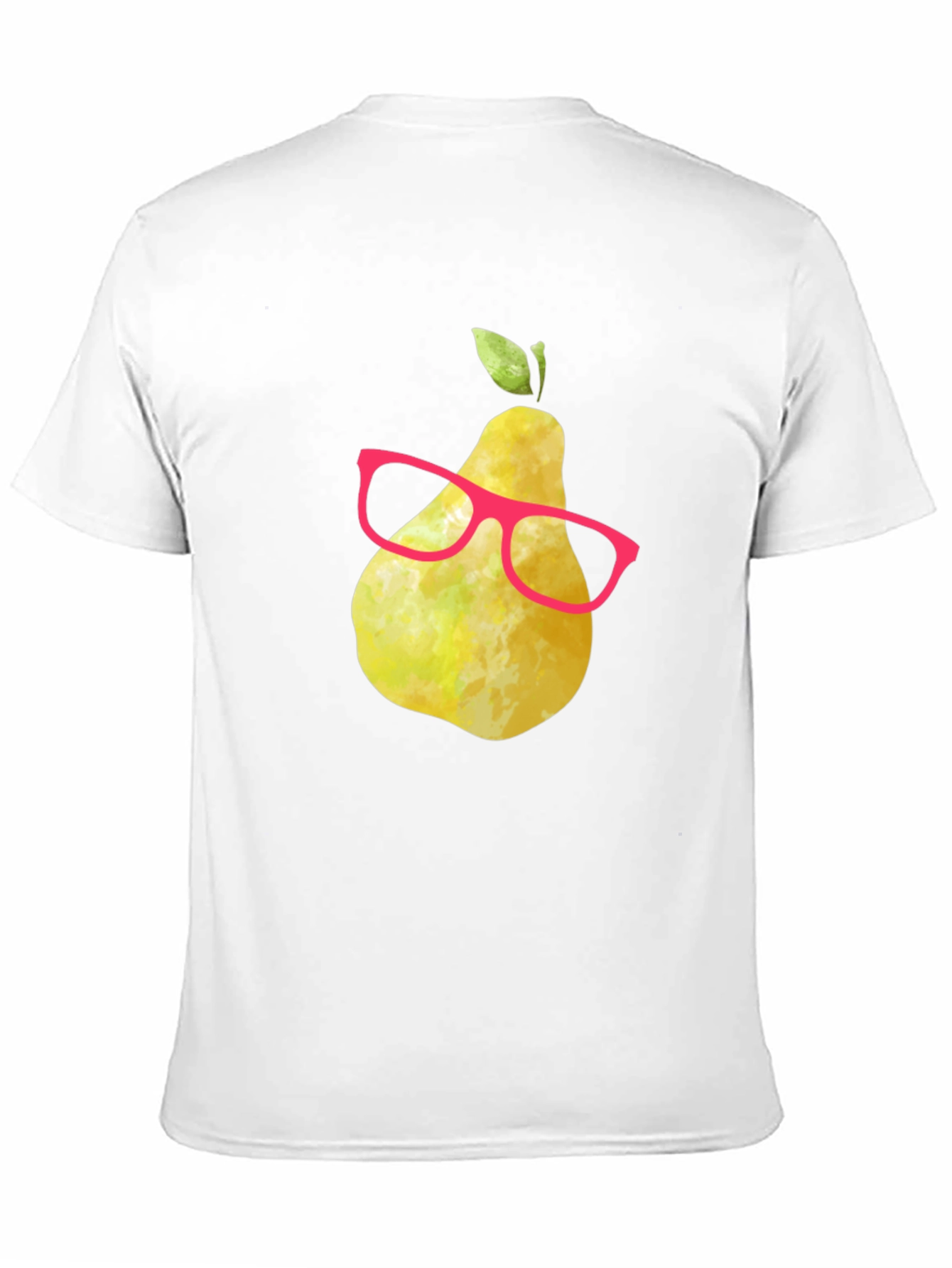 Funny Pear with Glasses Graphic Tee