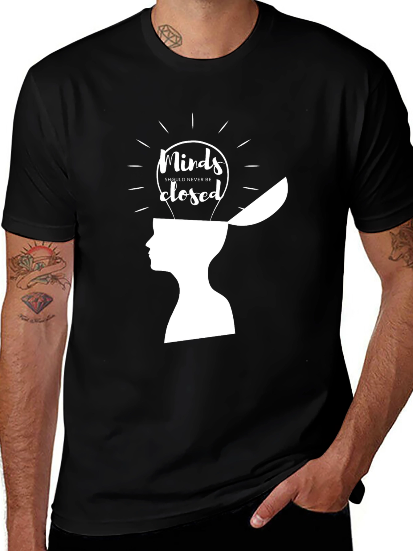 Open Minds Graphic Tee - Never Be Closed