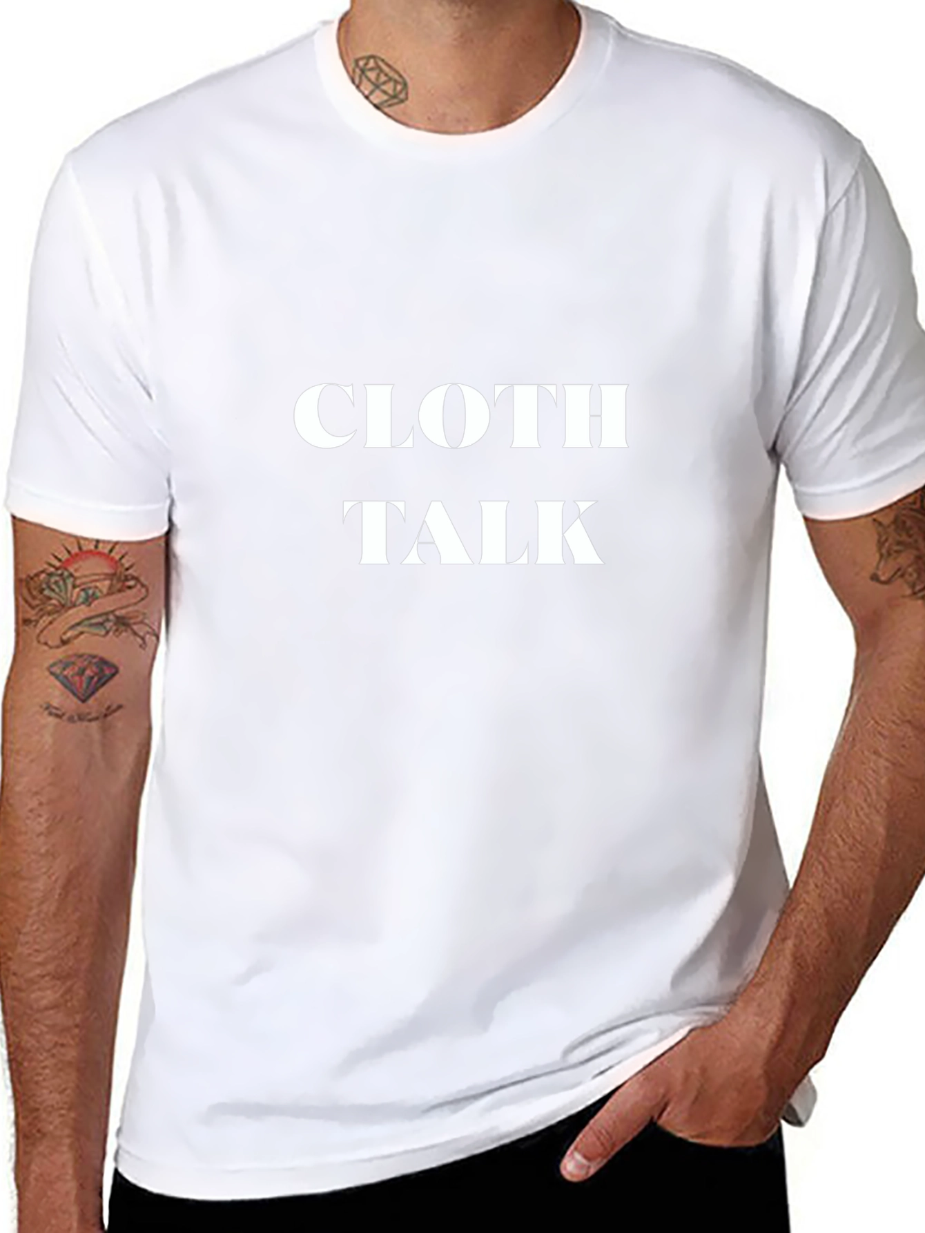 Cloth Talk Graphic Tee - Stylish and Comfortable