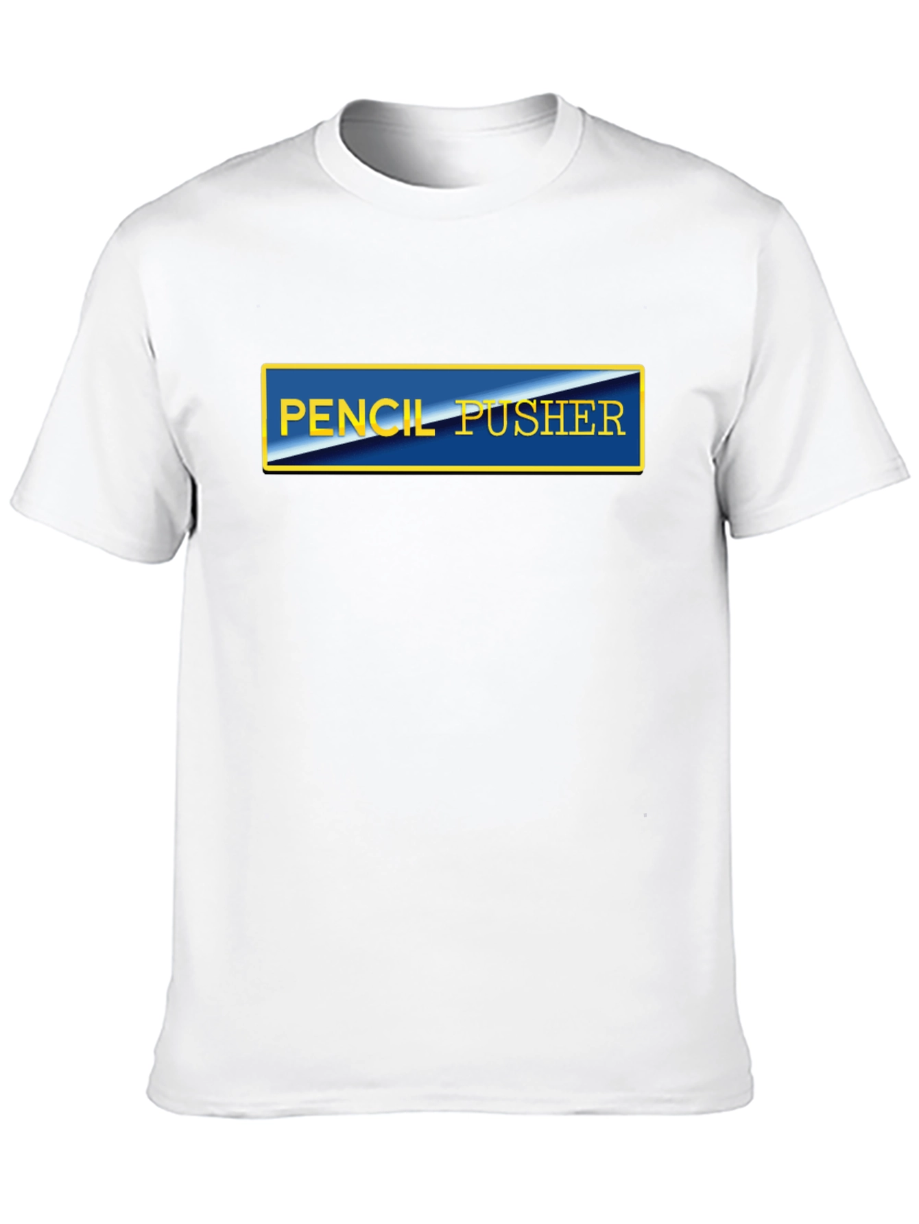 Pencil Pusher Graphic Tee - Black Casual T-Shirt
