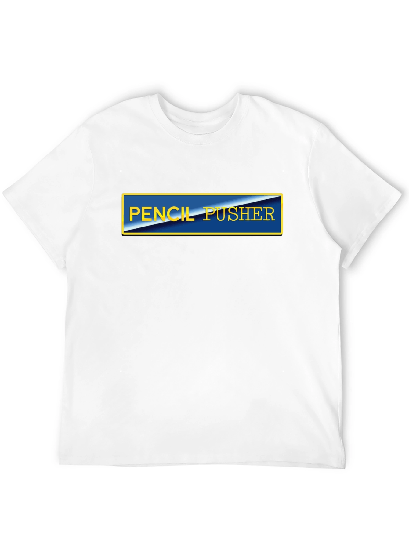 Pencil Pusher Graphic Tee - Black Casual T-Shirt