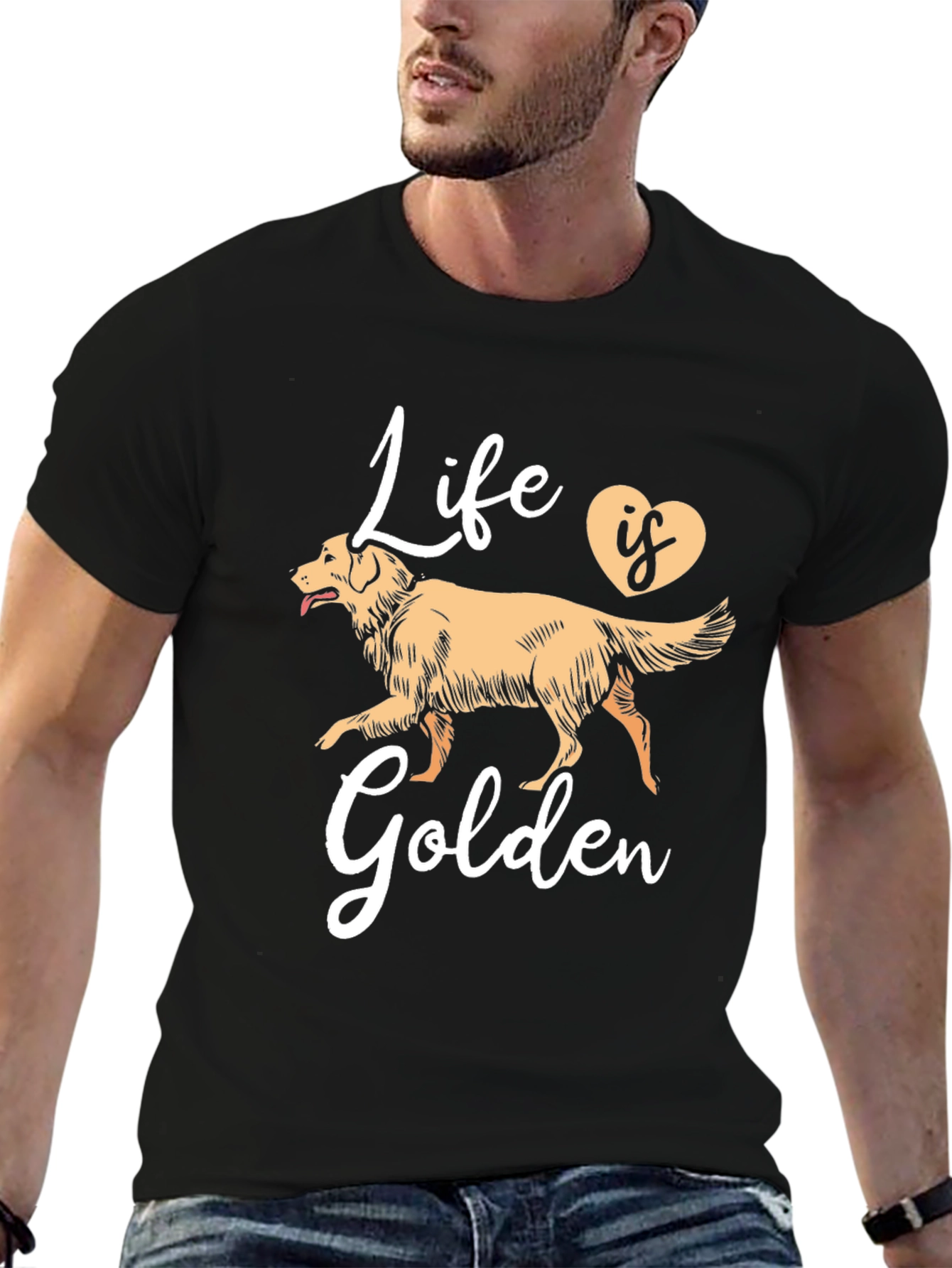 Life is Golden T-Shirt - Dog Lover Tee