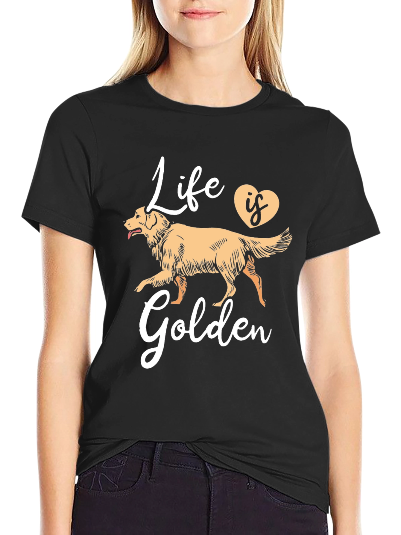 Life is Golden T-Shirt - Dog Lover Tee