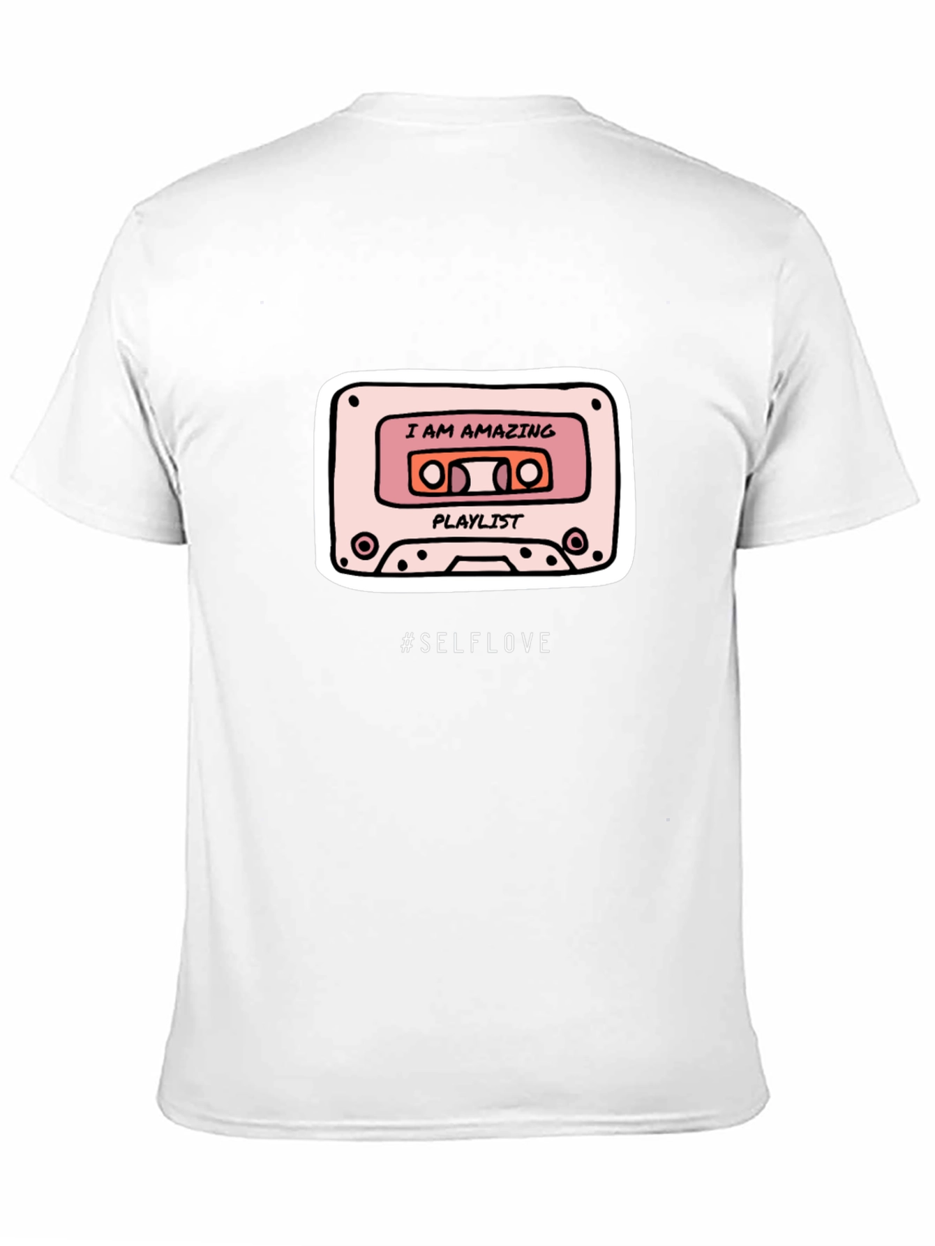 I AM AMAZING Cassette Tape Black T-Shirt