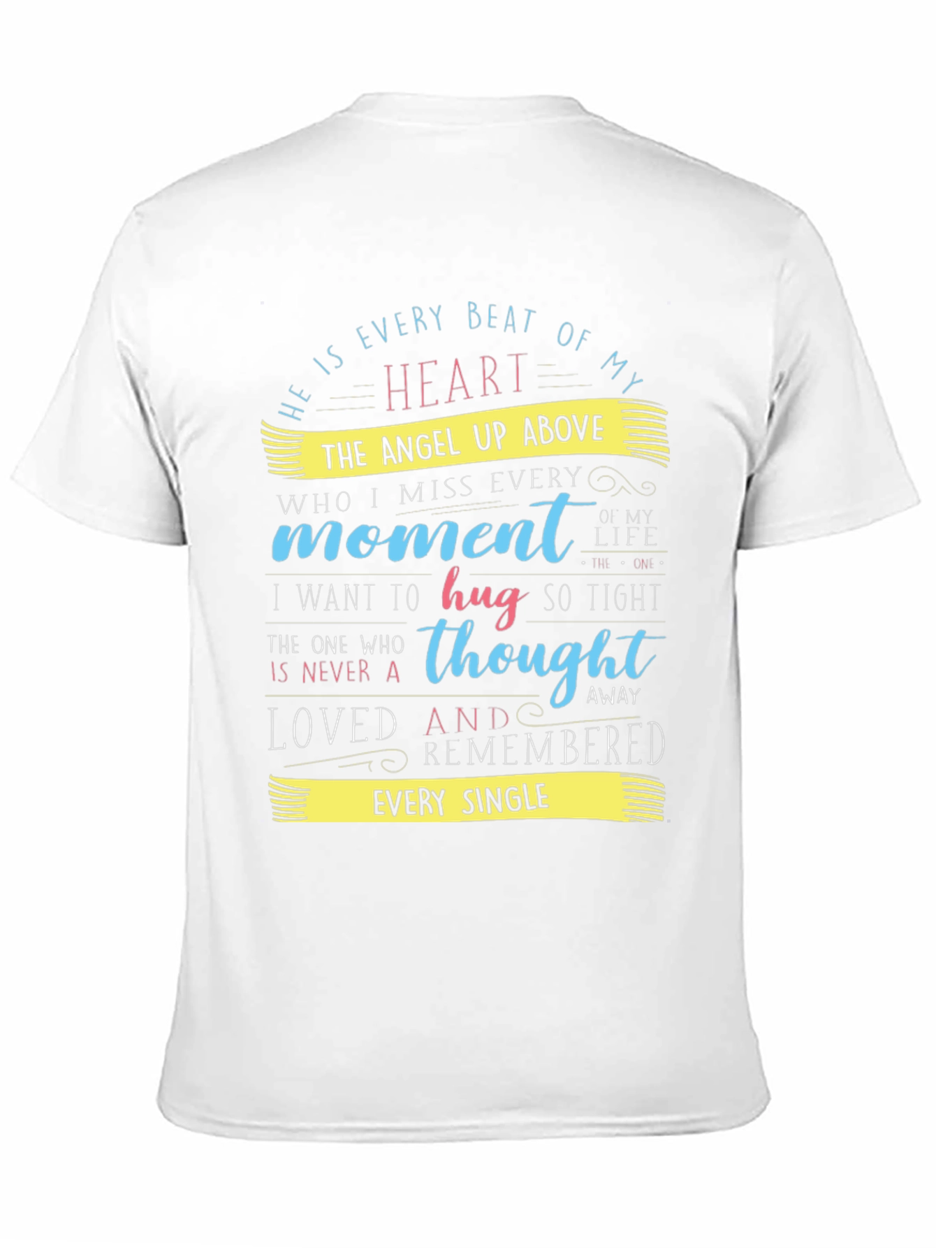 Heartfelt Memorial T-Shirt: Angel Above