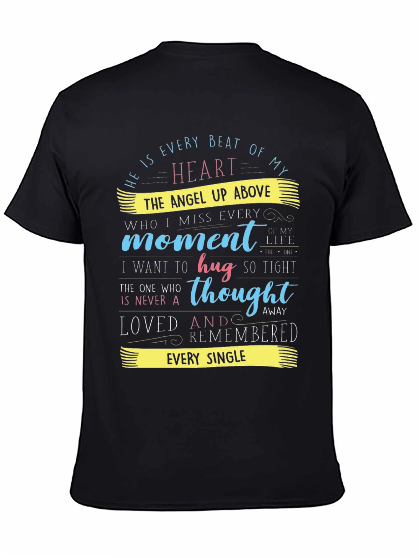 Heartfelt Memorial T-Shirt: Angel Above