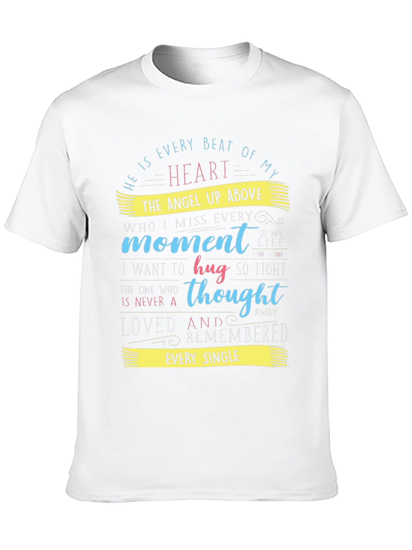 Heartfelt Memorial T-Shirt: Angel Above