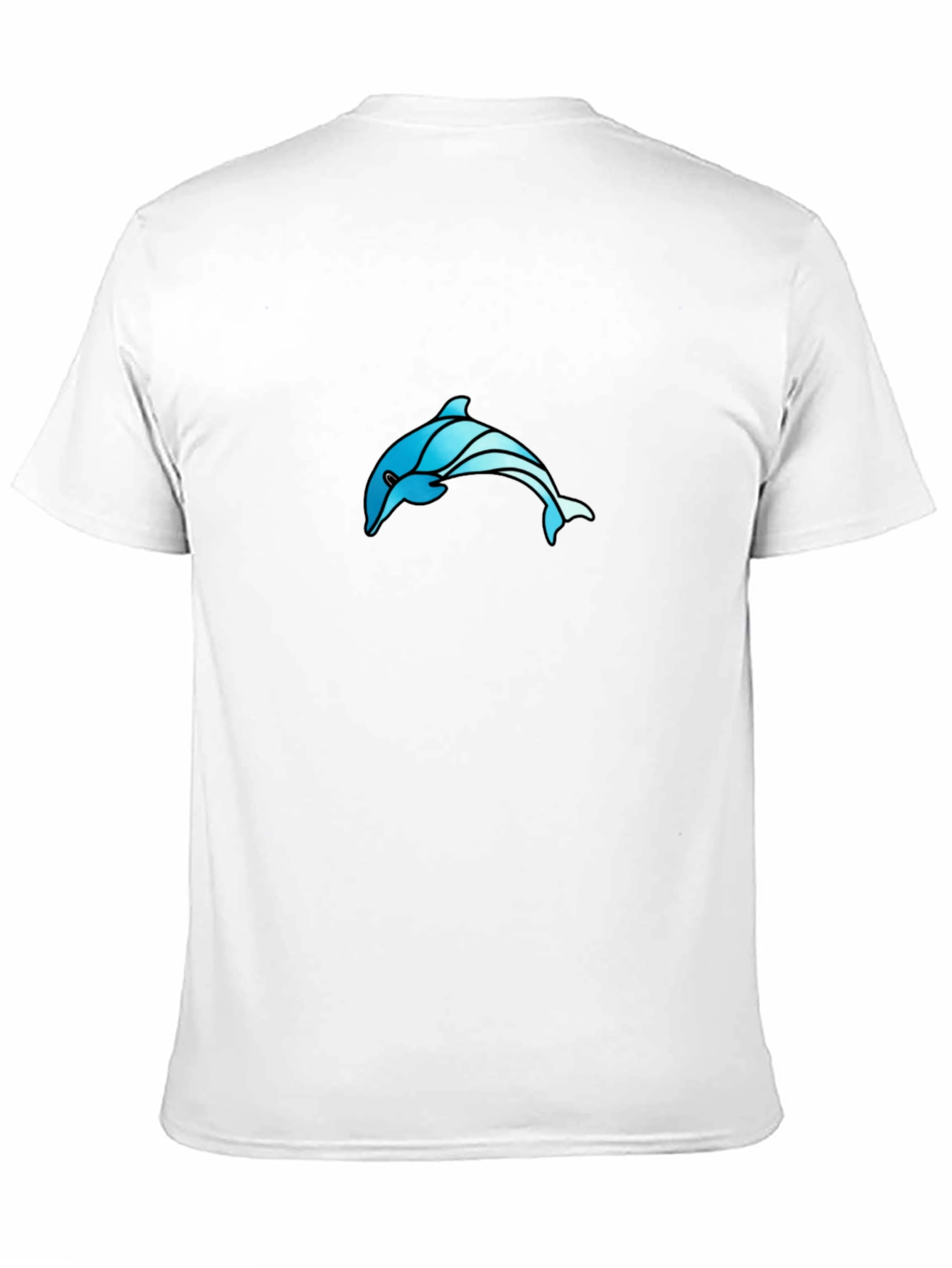 Black Dolphin T-Shirt - Cool Ocean Graphic Tee