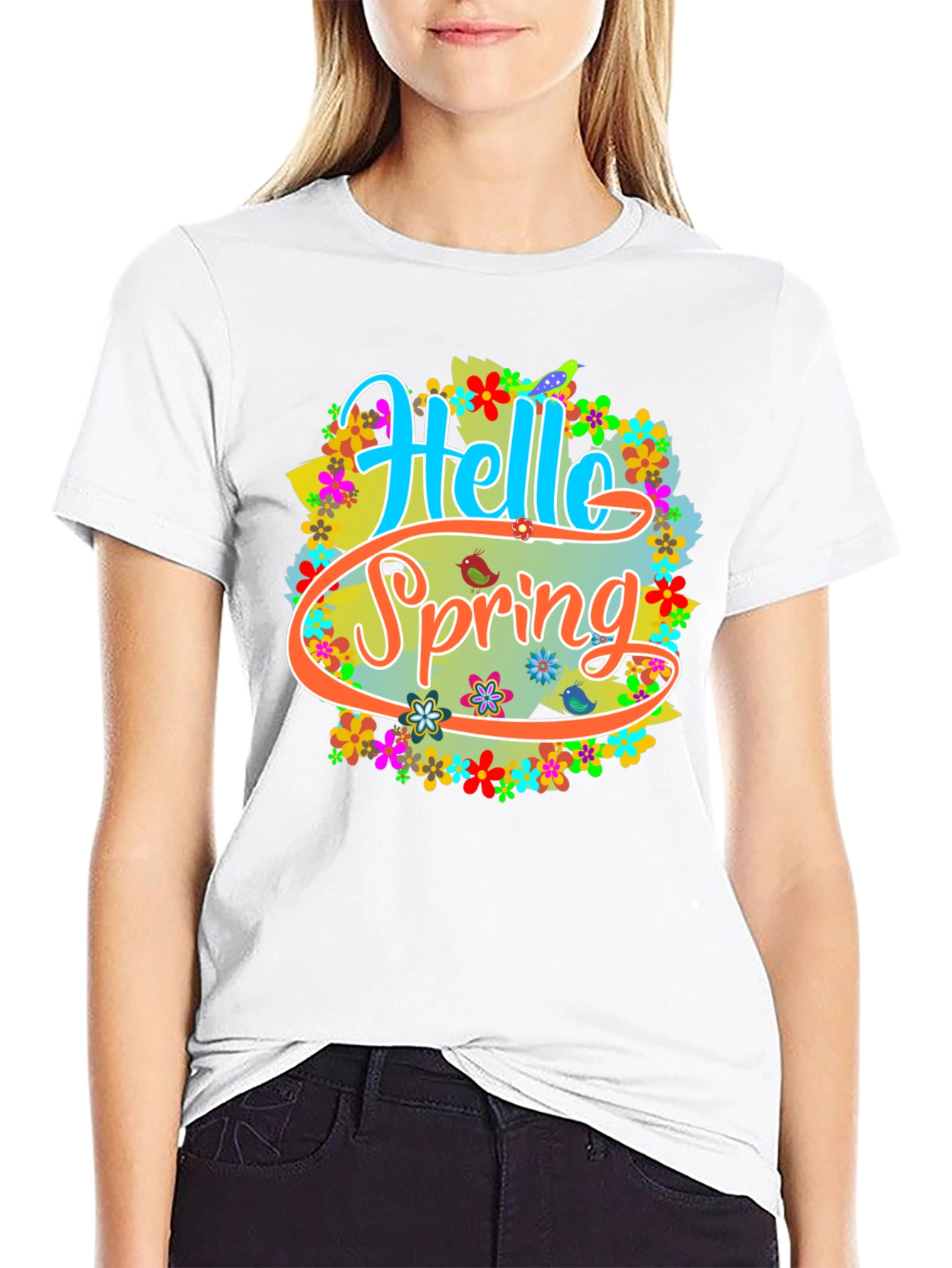 Hello Spring Graphic Tee