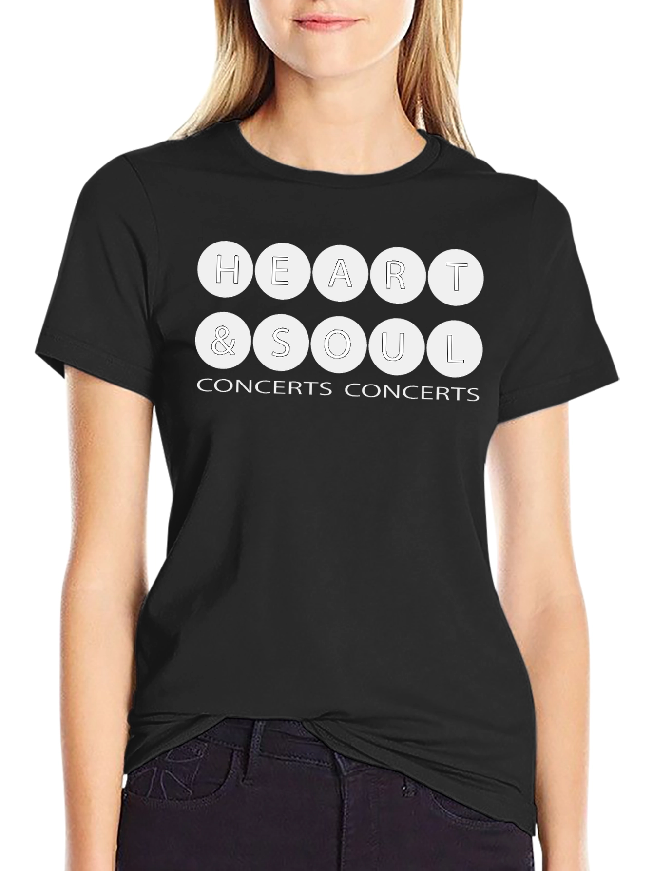 Heart & Soul Concerts Black T-Shirt