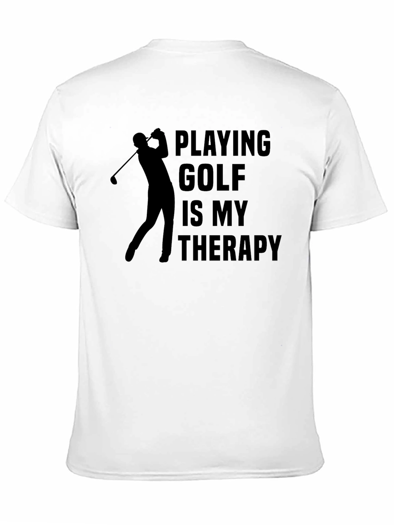 Golf Therapy T-Shirt - Golfer Silhouette Tee