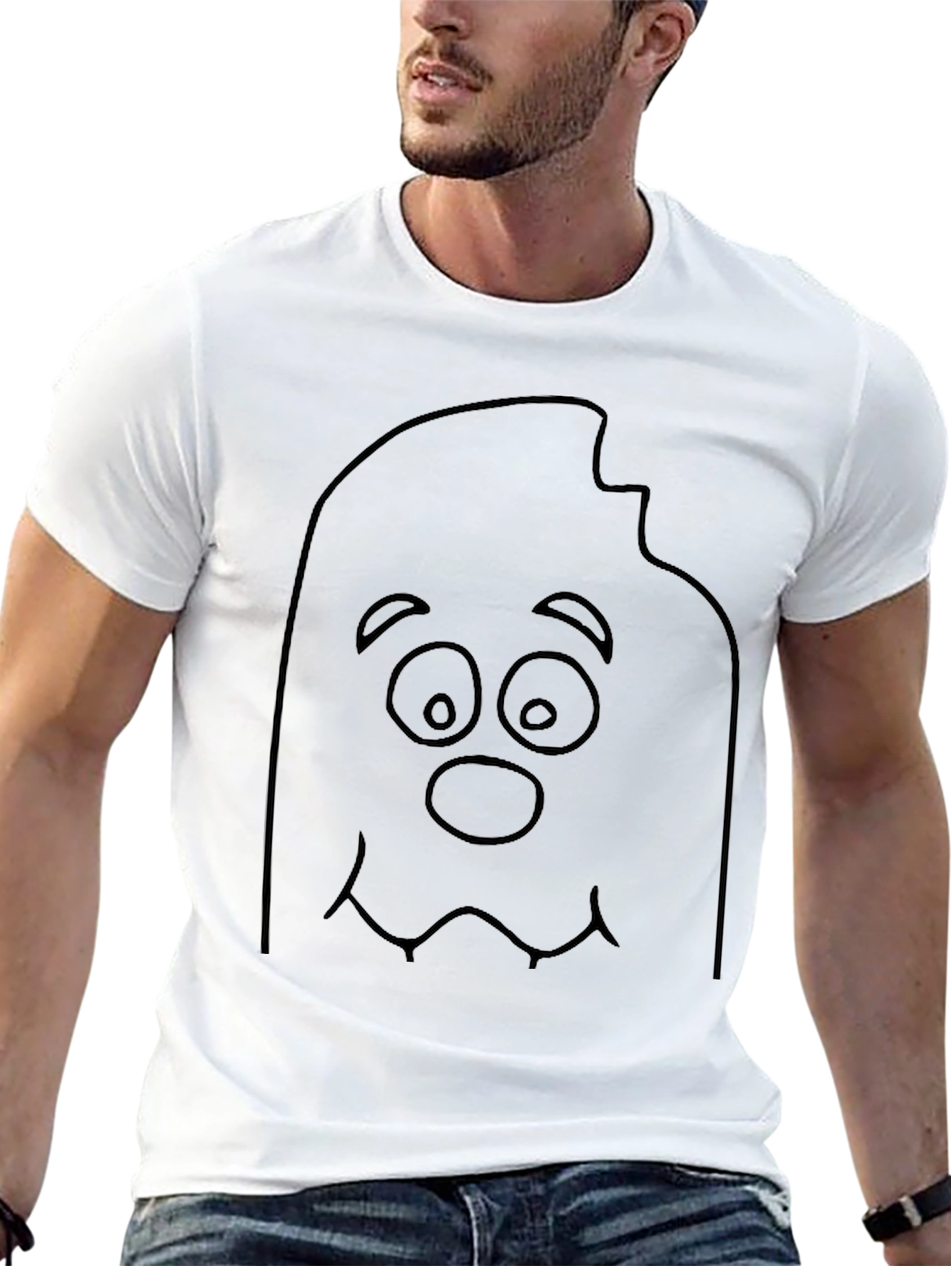 Cookie Monster Bite T-Shirt - Funny Cartoon Tee