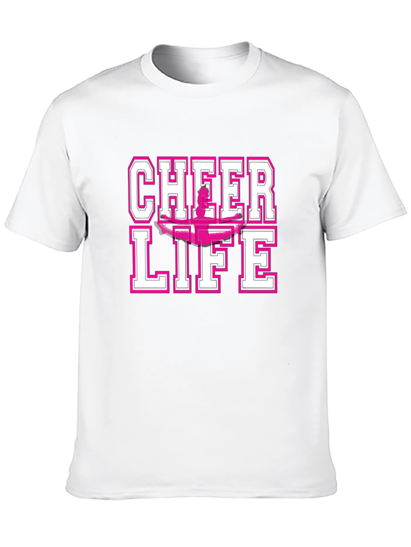 Cheer Life Graphic Tee - Black