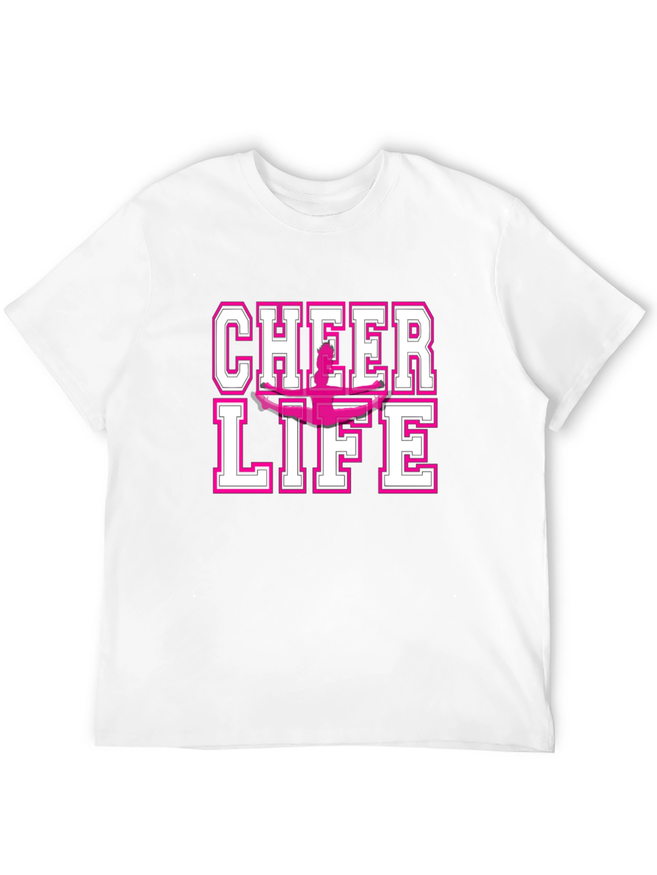 Cheer Life Graphic Tee - Black