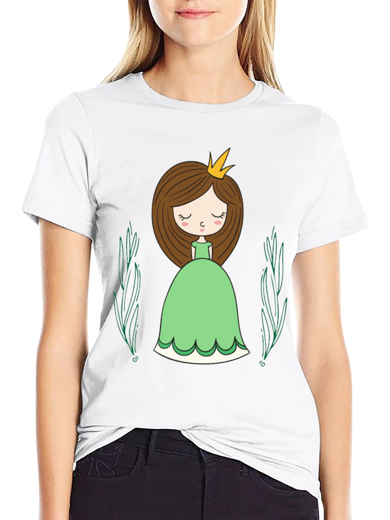 Princess Graphic Tee - Cute Cartoon Style