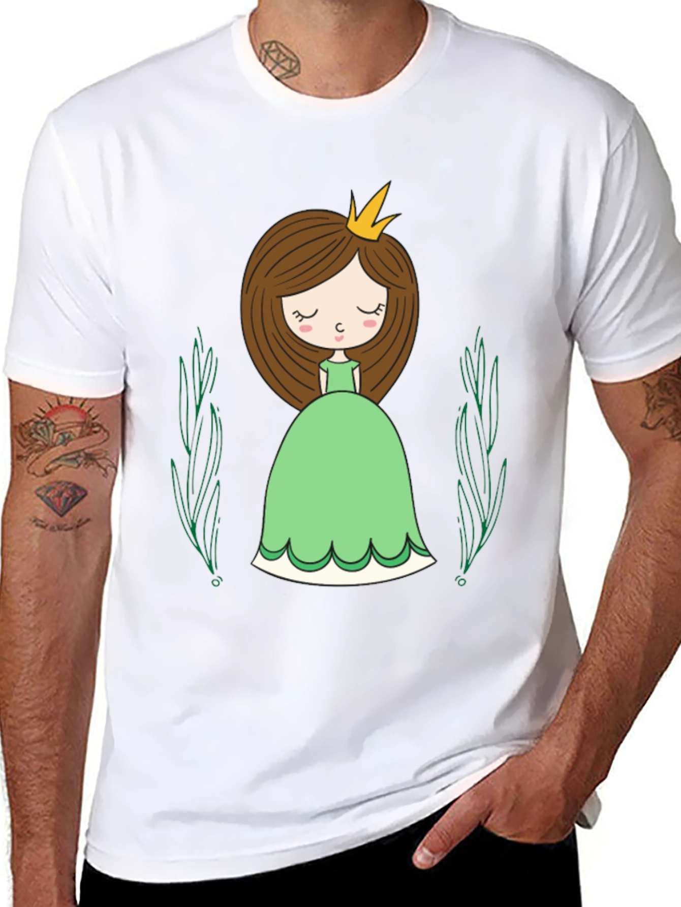 Princess Graphic Tee - Cute Cartoon Style