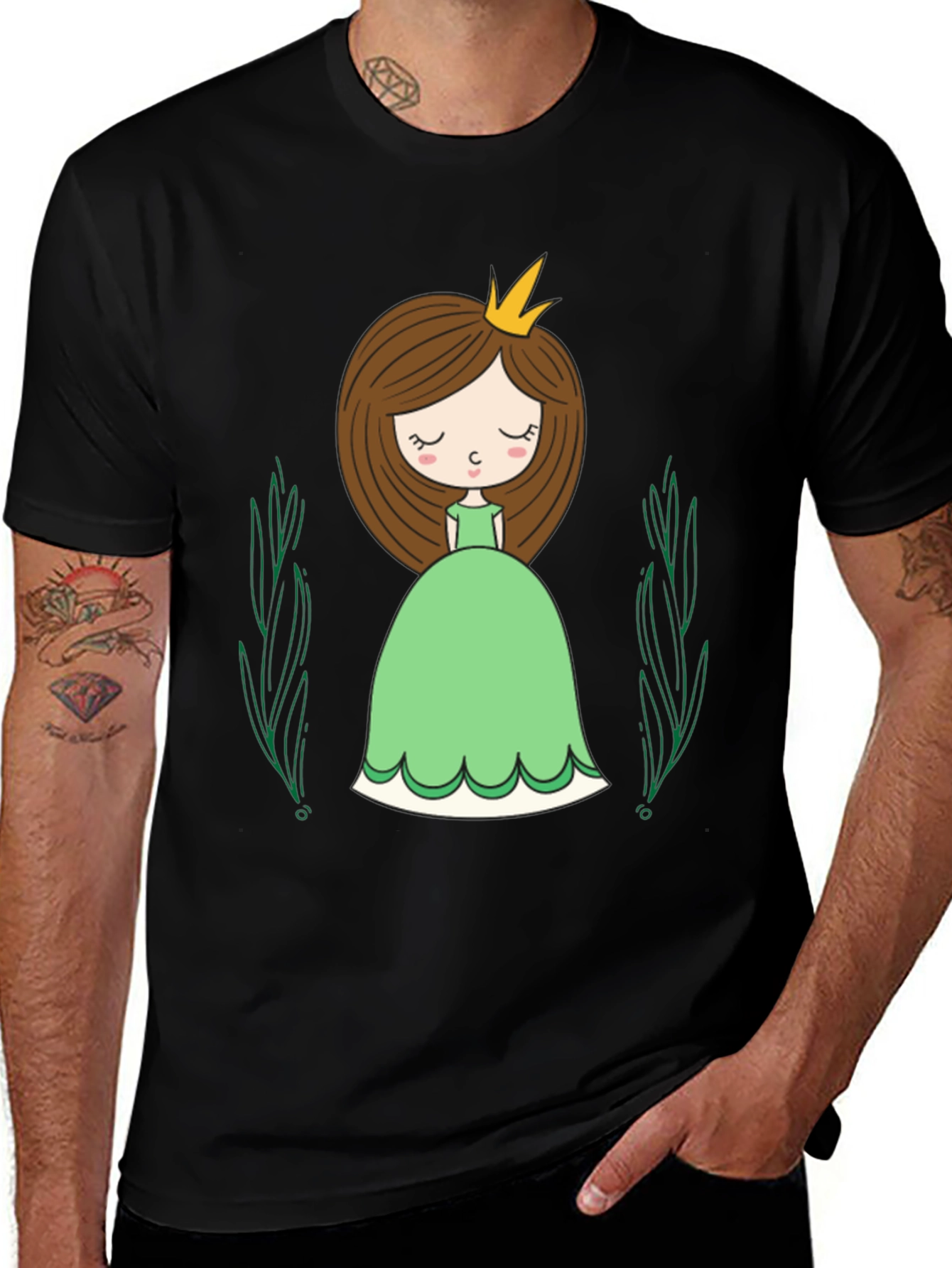 Princess Graphic Tee - Cute Cartoon Style