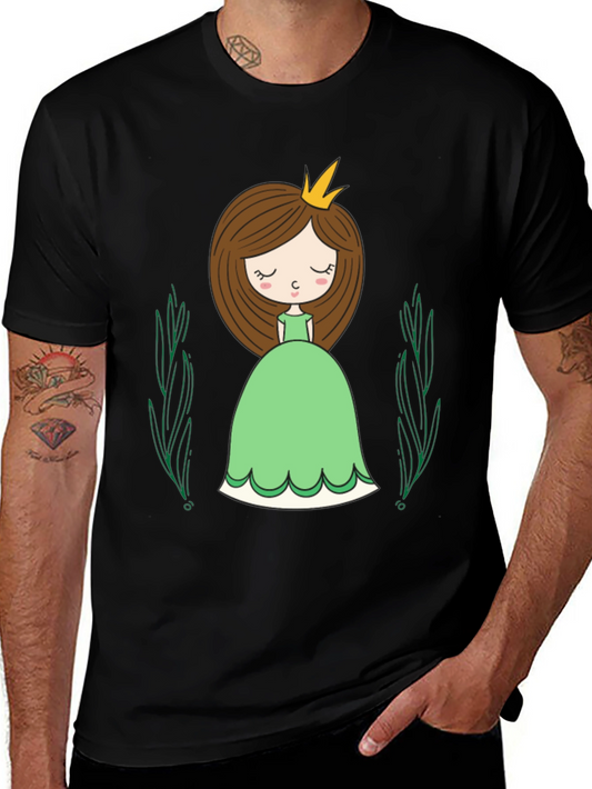 Princess Graphic Tee - Cute Cartoon Style