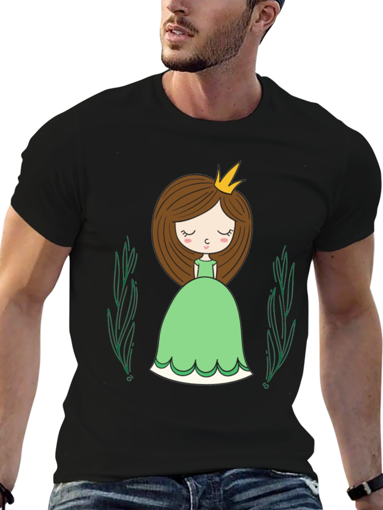 Princess Graphic Tee - Cute Cartoon Style