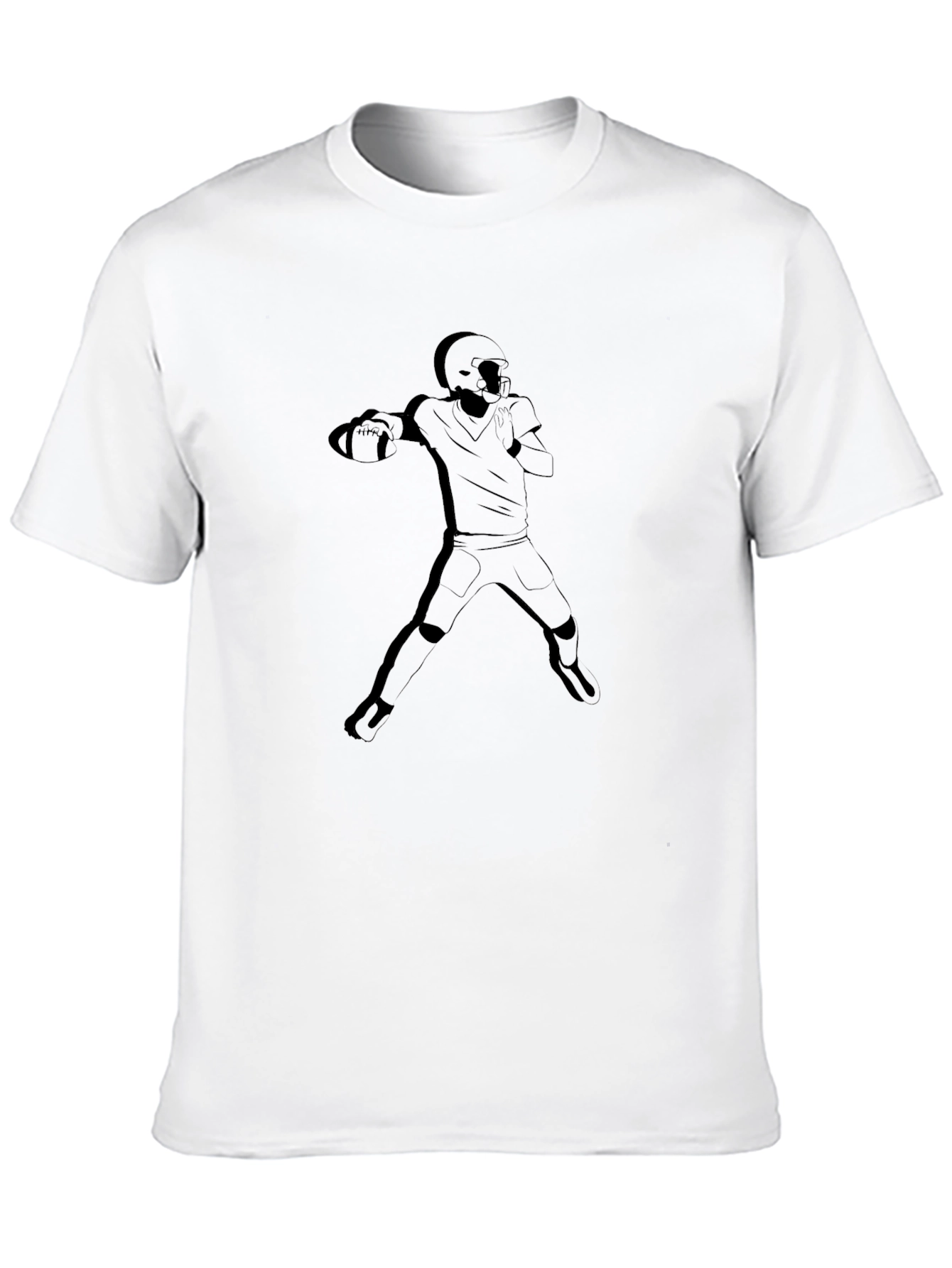Football Throw Graphic T-Shirt