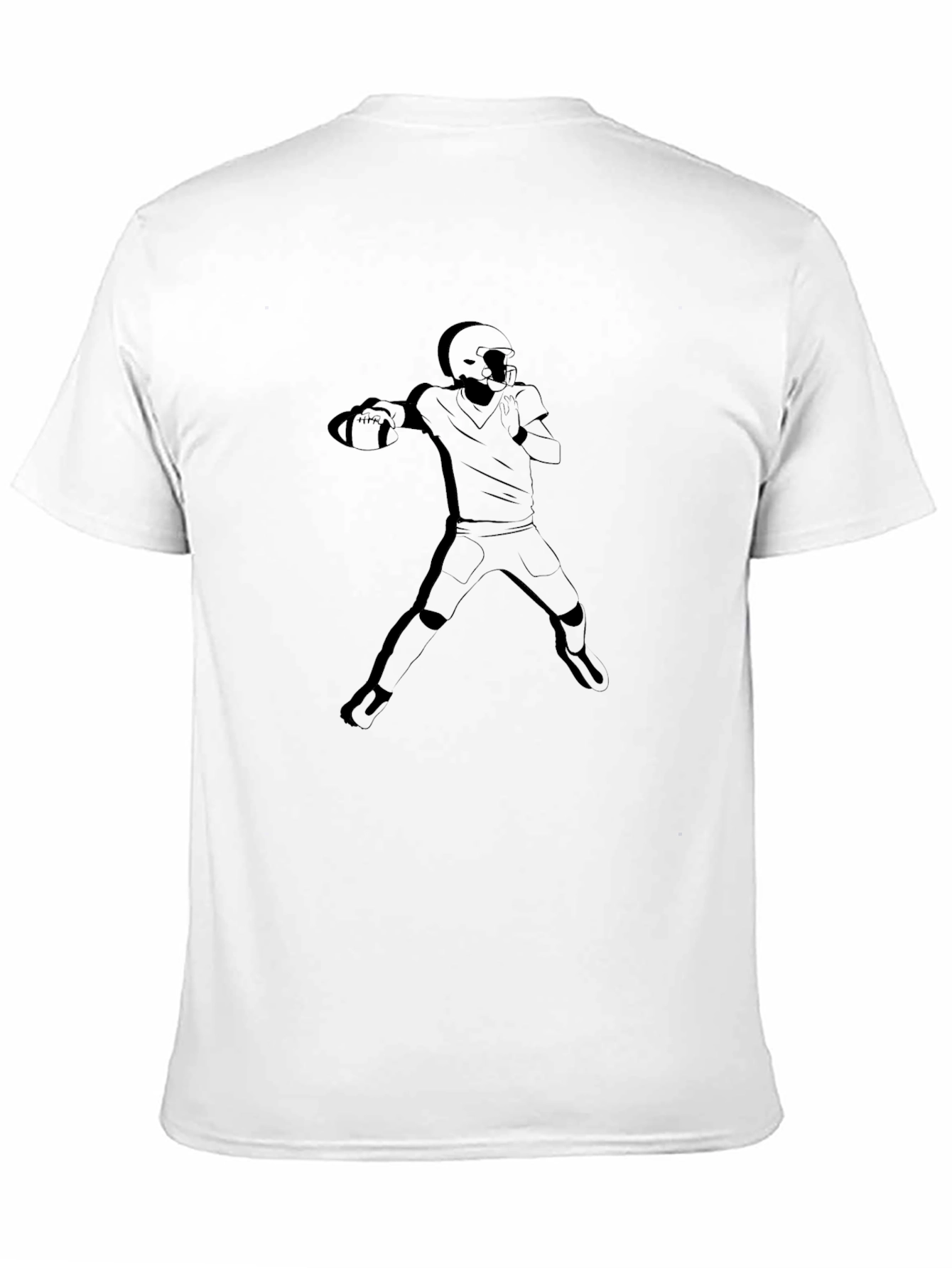 Football Throw Graphic T-Shirt