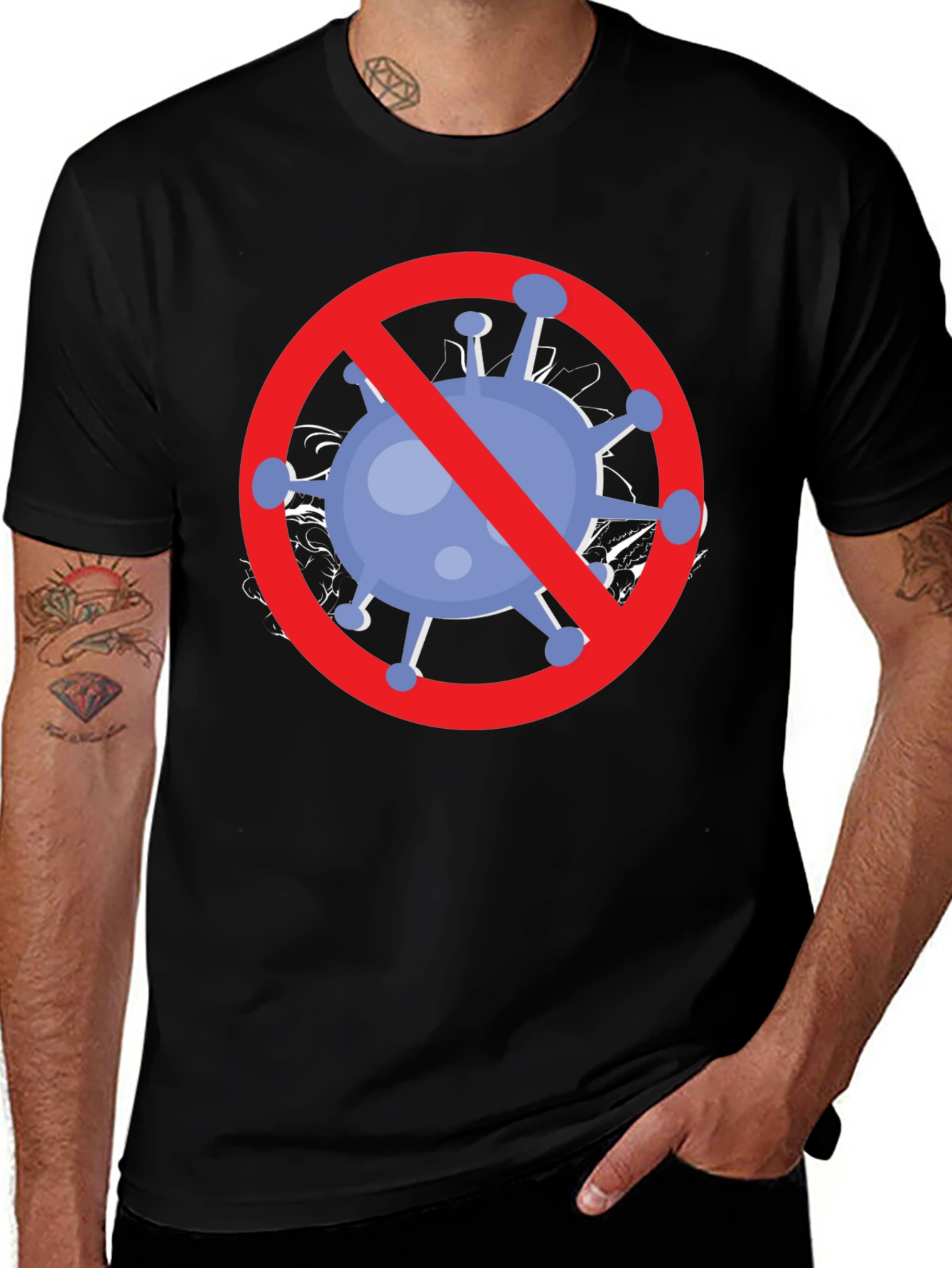 Anti-Virus Graphic Tee - Stay Protected & Stylish!
