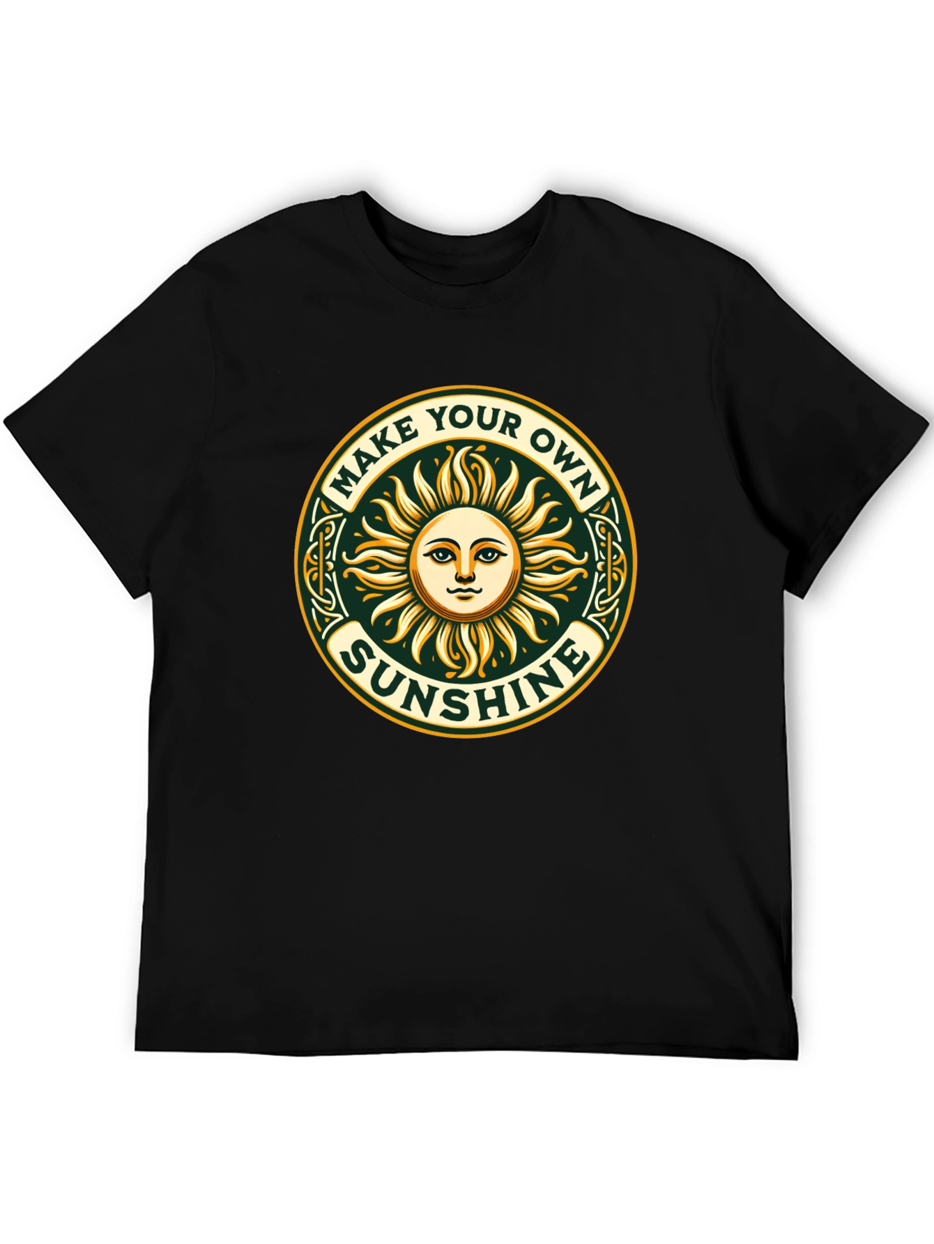 Make Your Own Sunshine Graphic Tee - Black