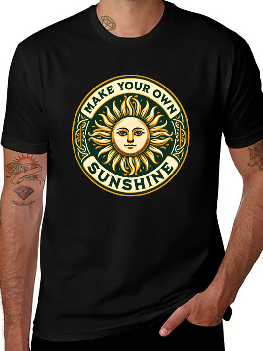 Make Your Own Sunshine Graphic Tee - Black
