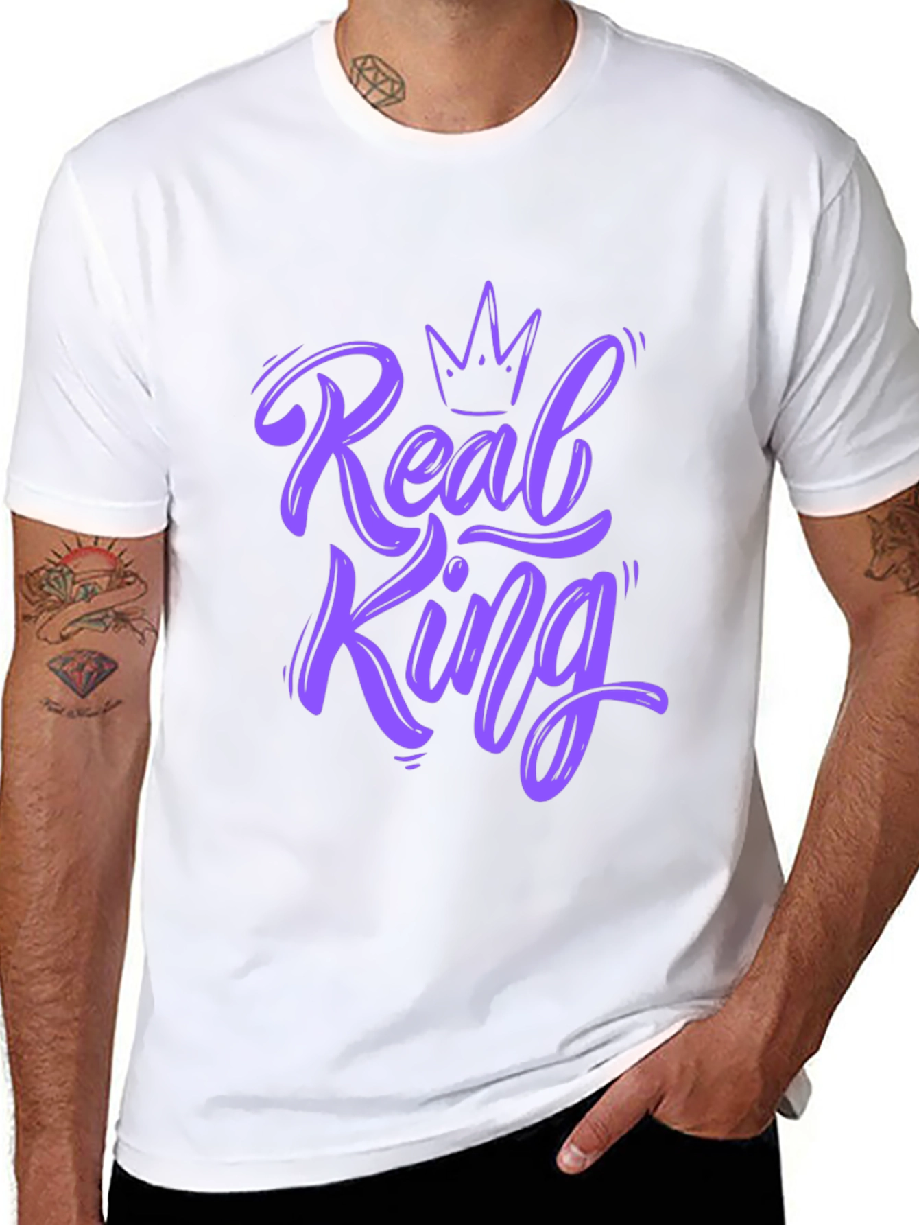Real King Graphic Print T-Shirt