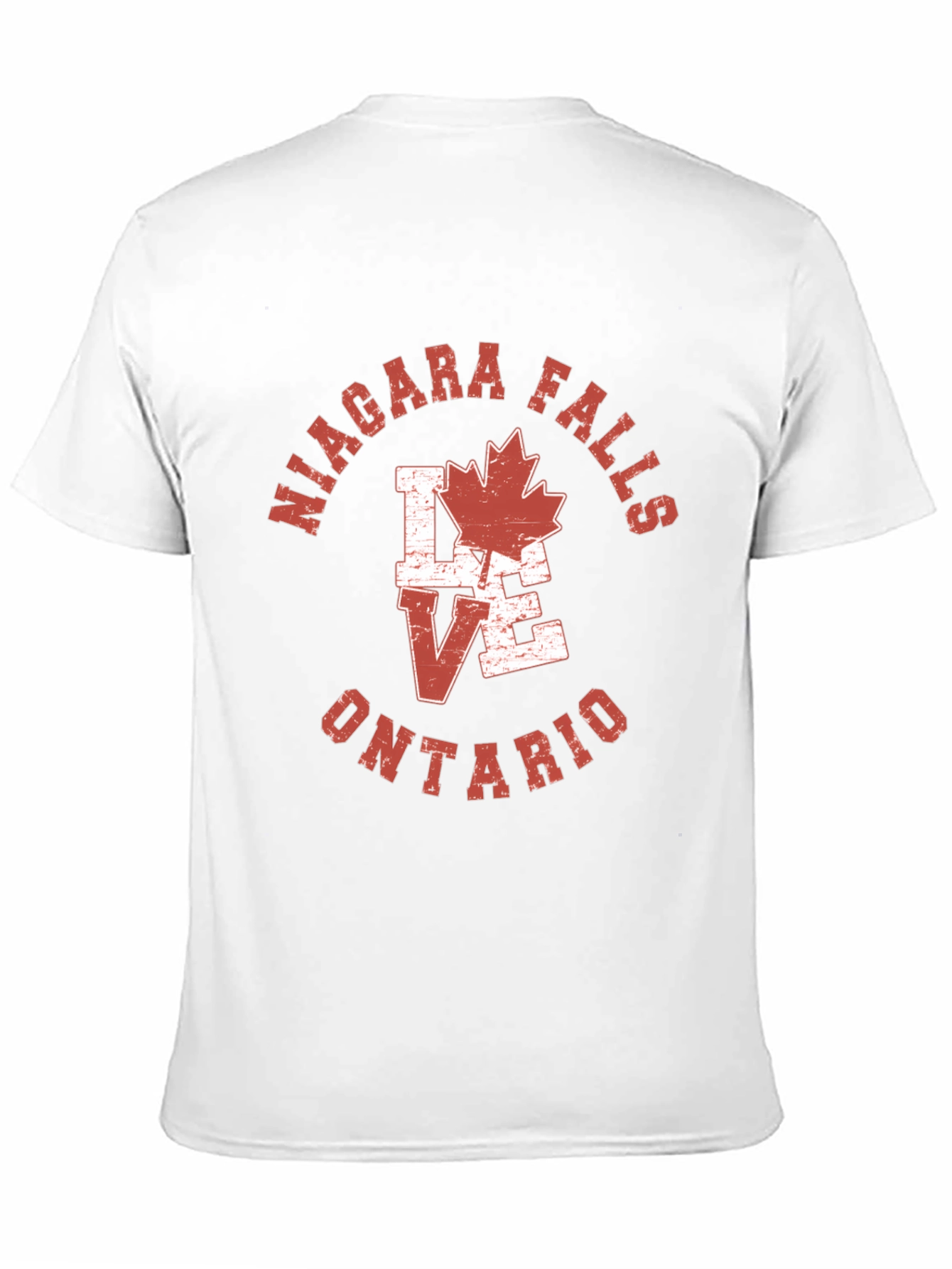 Niagara Falls Ontario T-Shirt Love Maple Leaf Tee