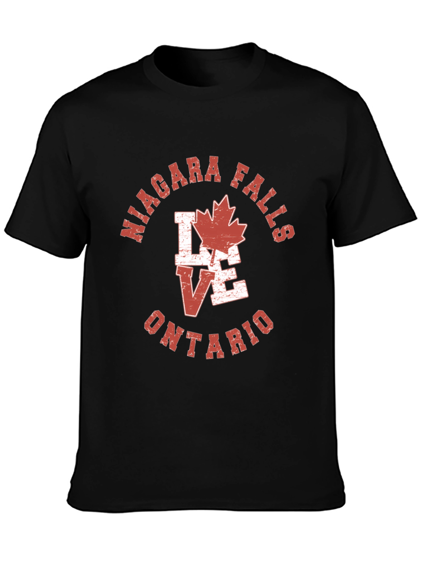 Niagara Falls Ontario T-Shirt Love Maple Leaf Tee