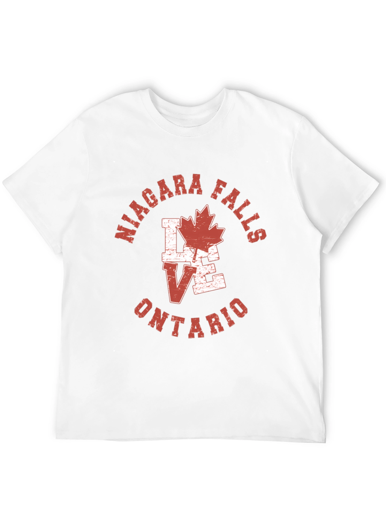 Niagara Falls Ontario T-Shirt Love Maple Leaf Tee