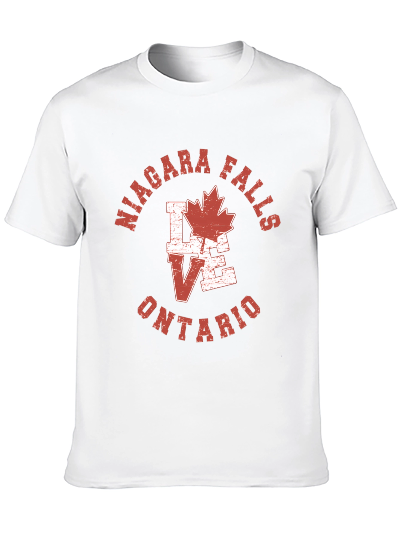 Niagara Falls Ontario T-Shirt Love Maple Leaf Tee