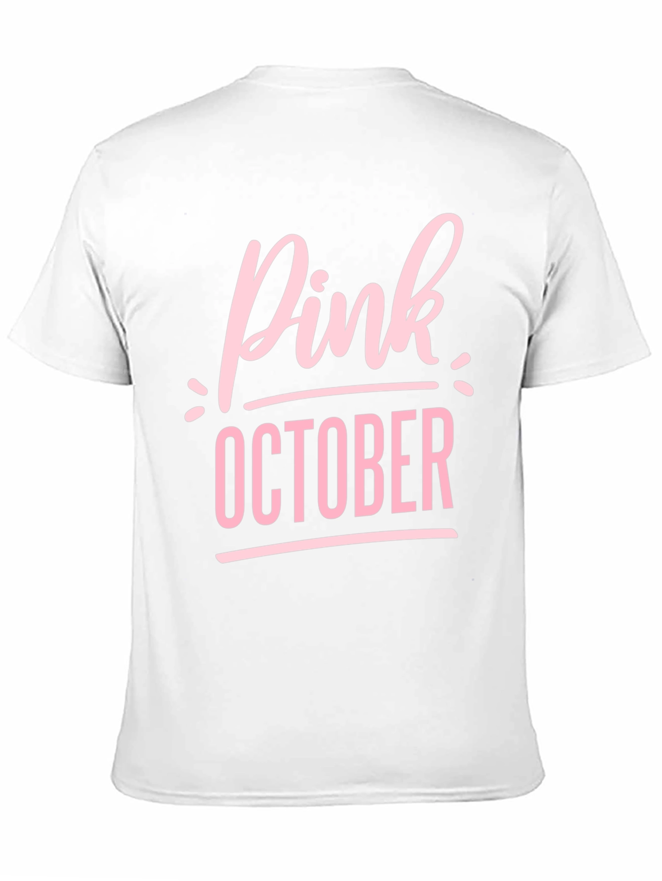 Pink October Black T-Shirt