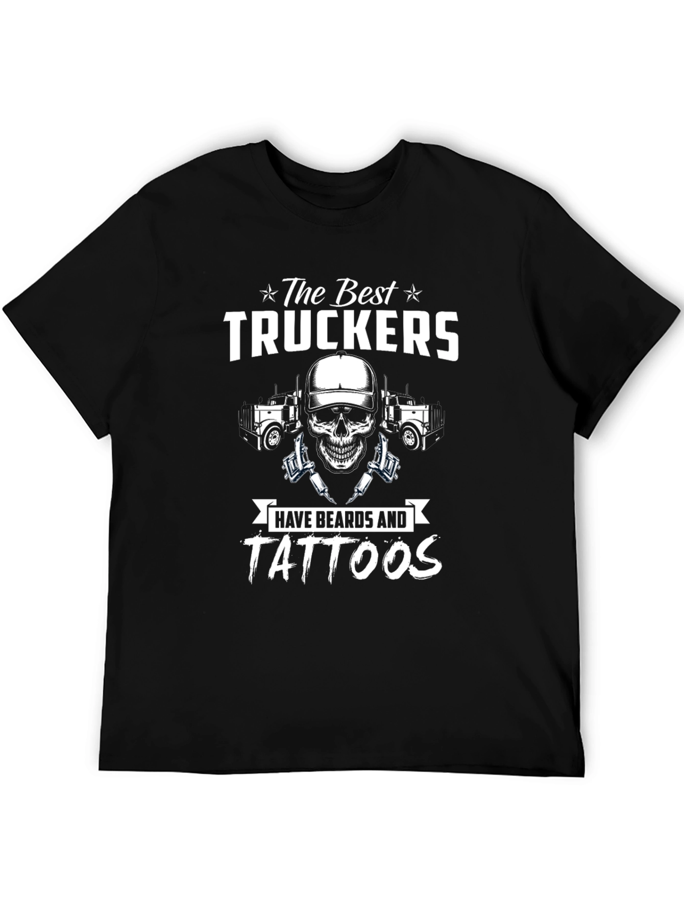 Best Truckers Beard & Tattoos Graphic T-Shirt